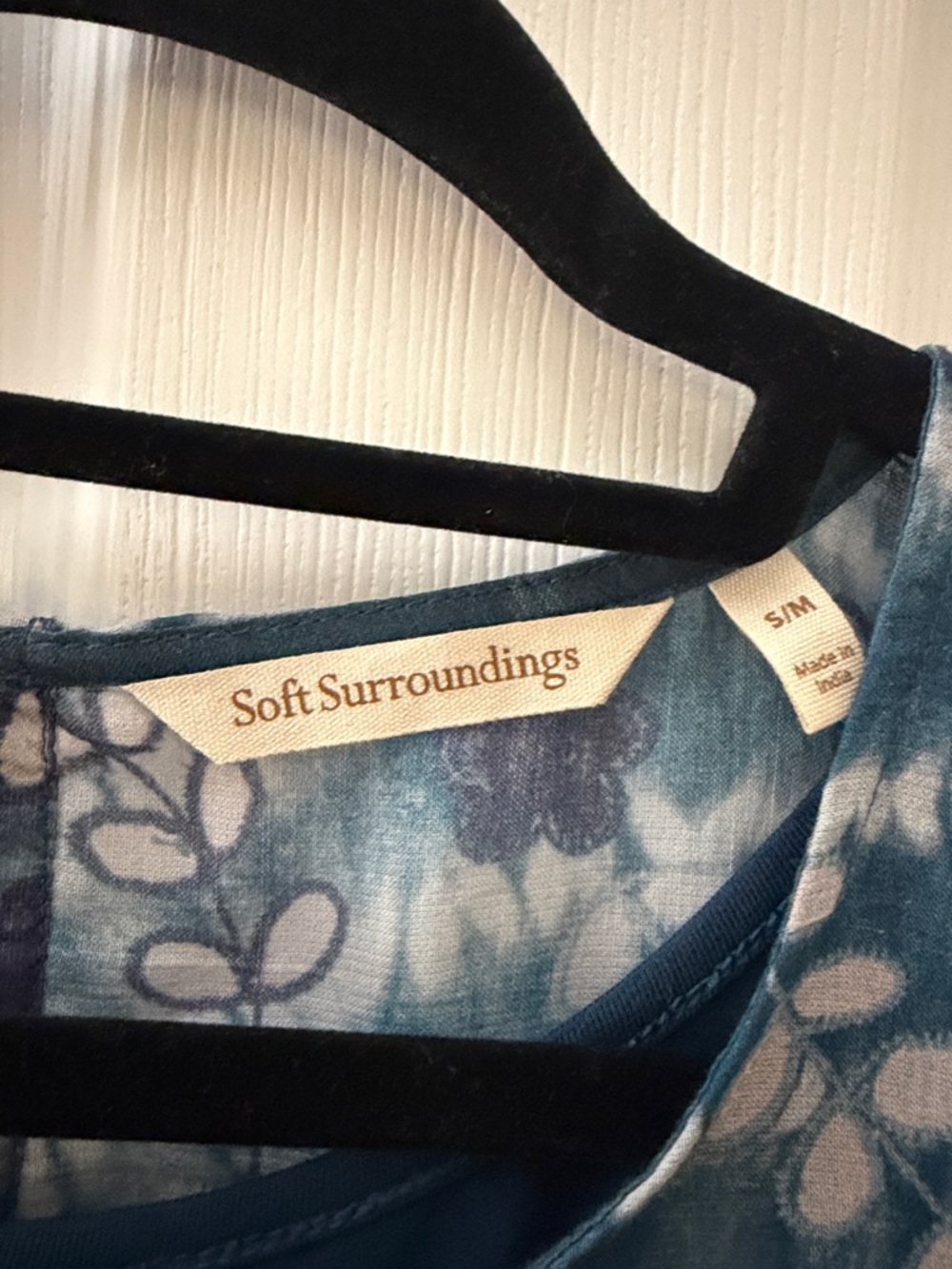 Soft Surroundings eyelet tie-dye blouse tank combo sz S/M - Picture 3 of 10